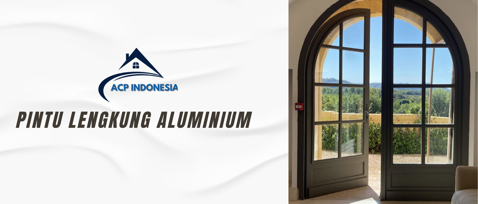 Pintu Lengkung Aluminium